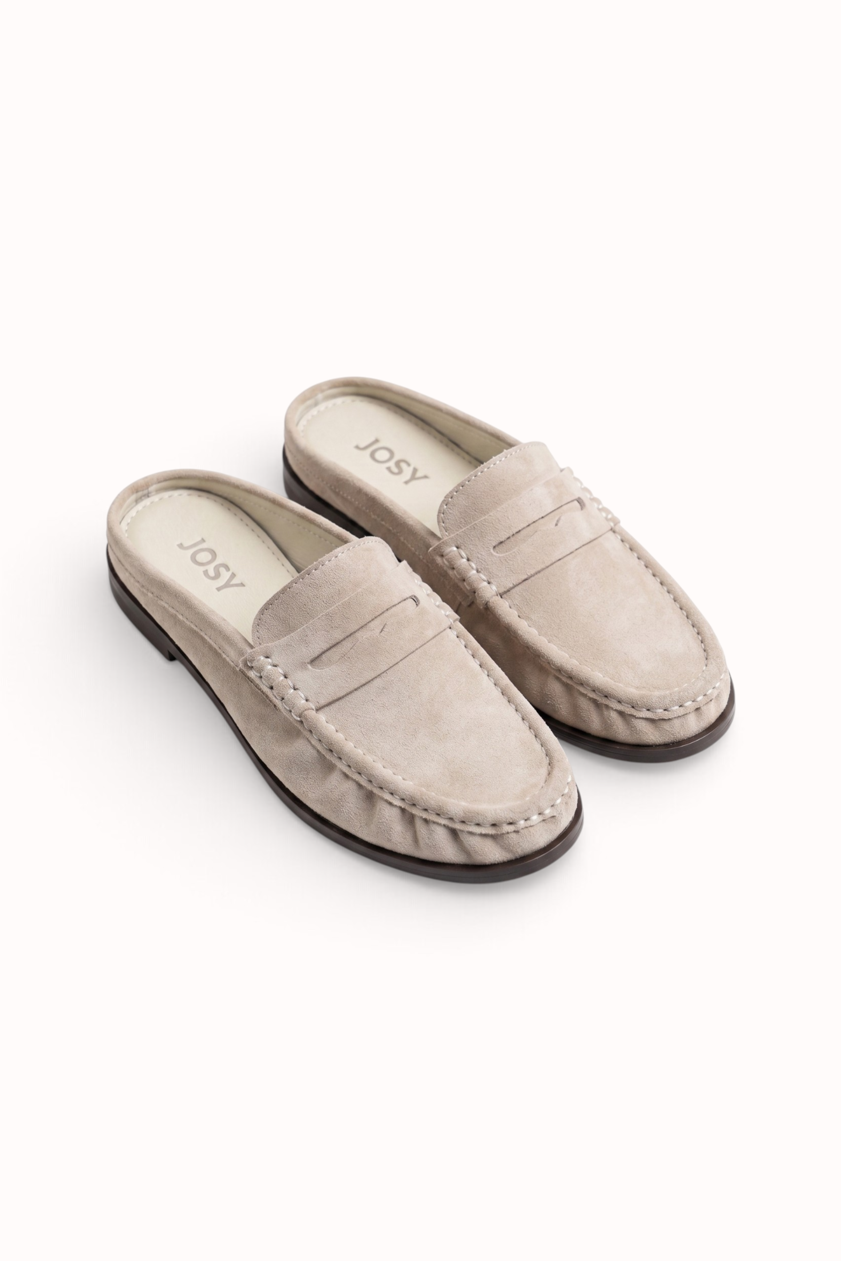 Mules souple en daim