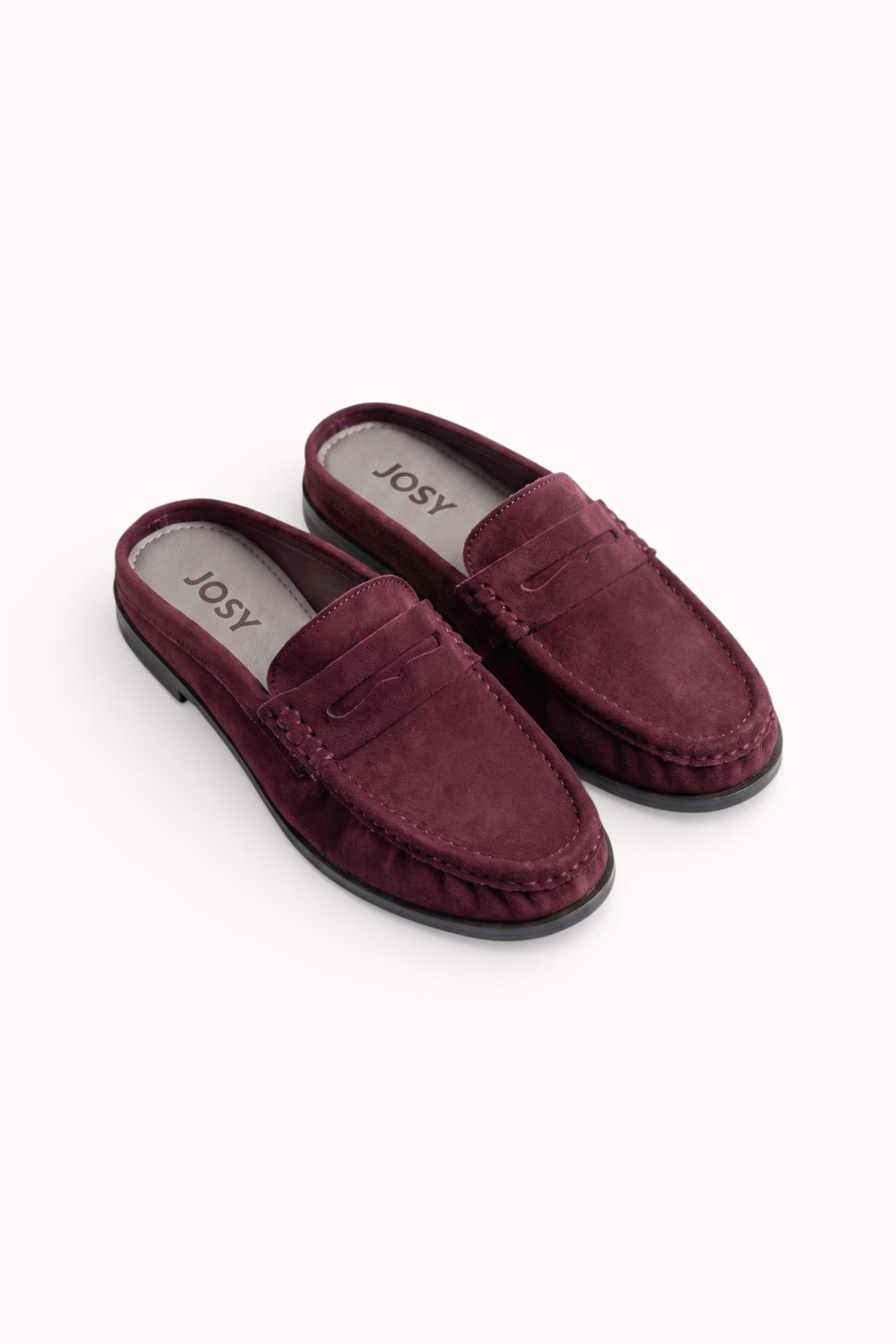 Mules souple en daim
