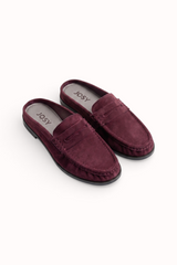 Mules souple en daim
