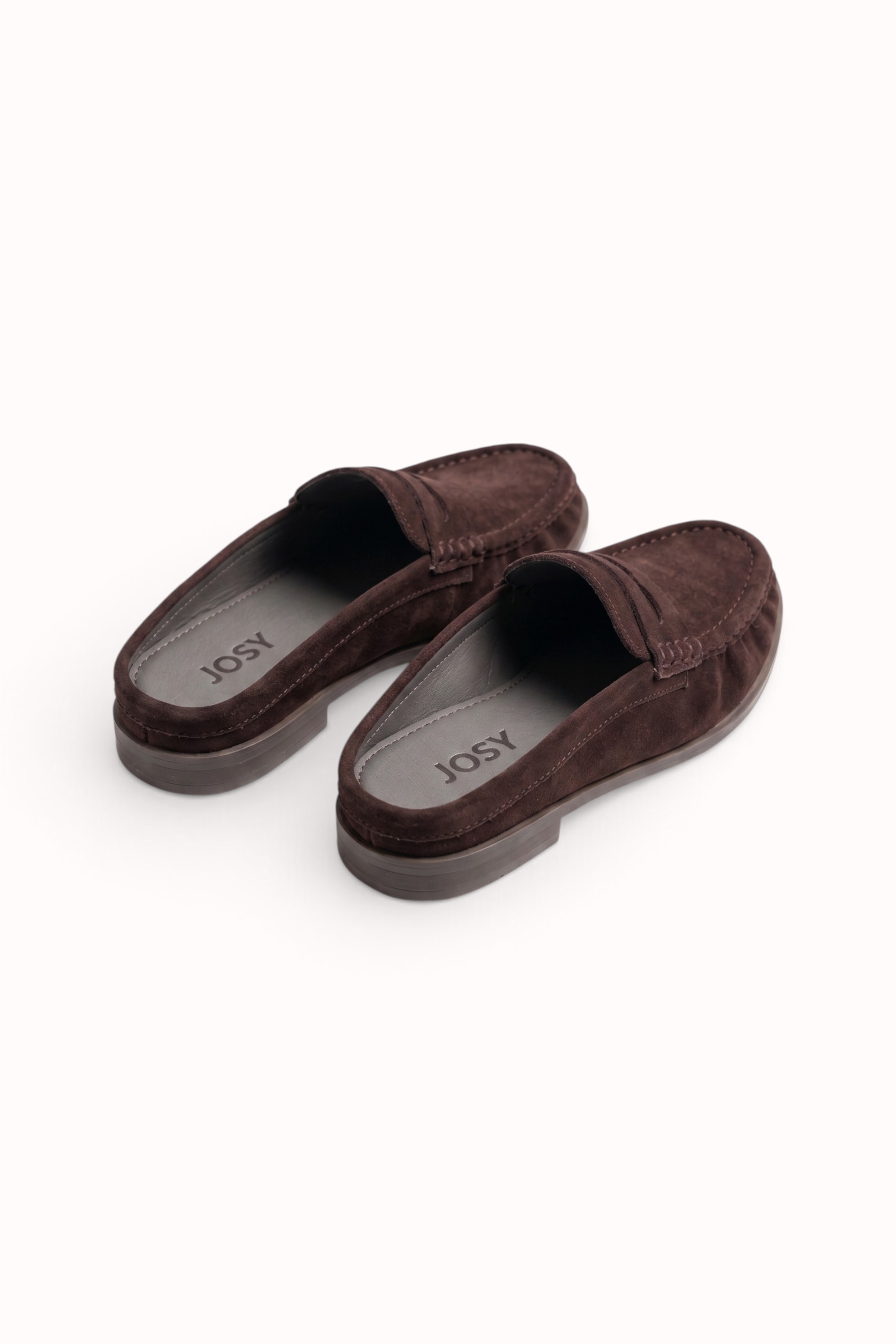 Mules souple en daim
