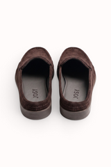 Mules souple en daim