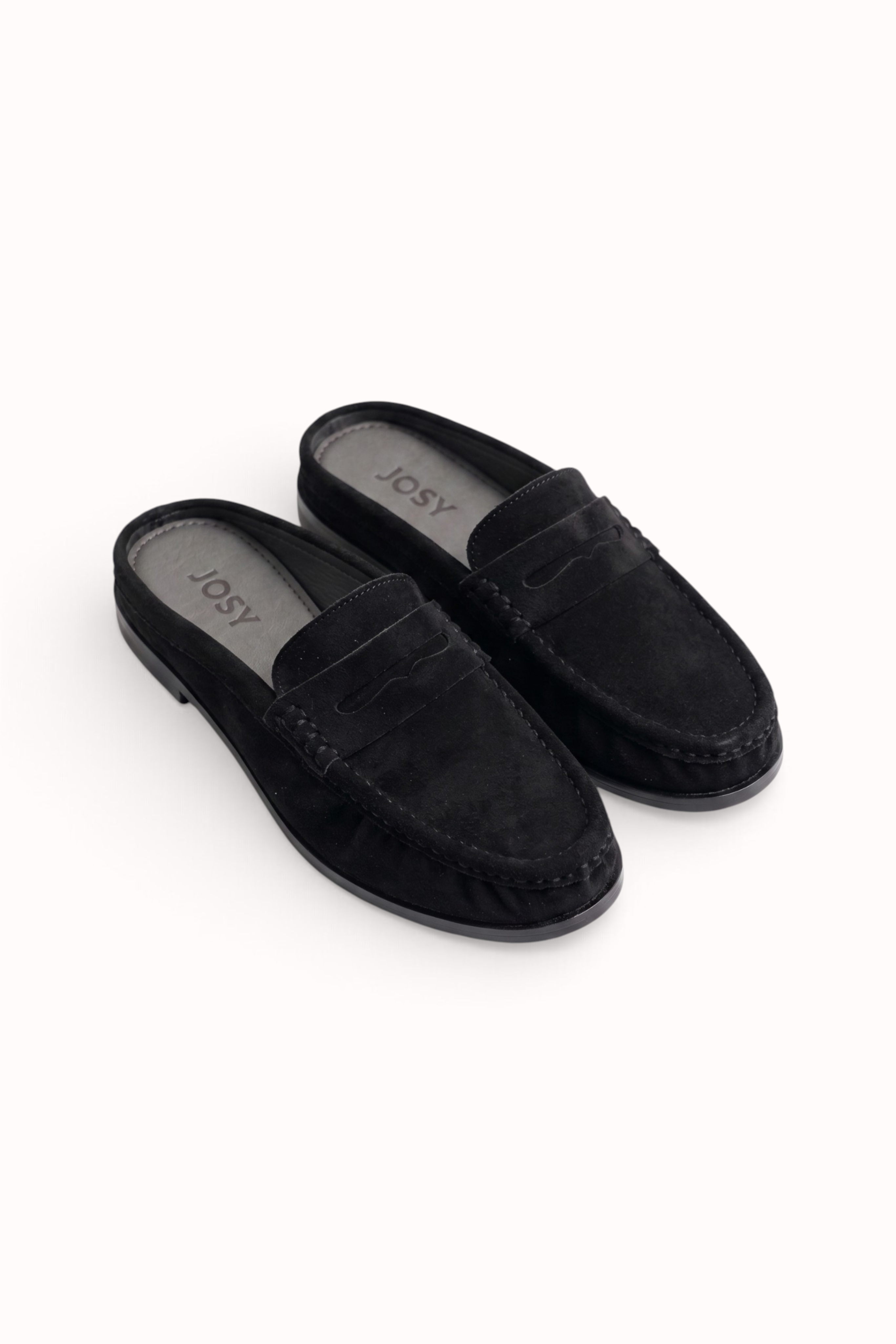Mules souple en daim