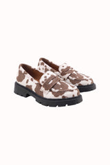Mocassins simili semelle crantée