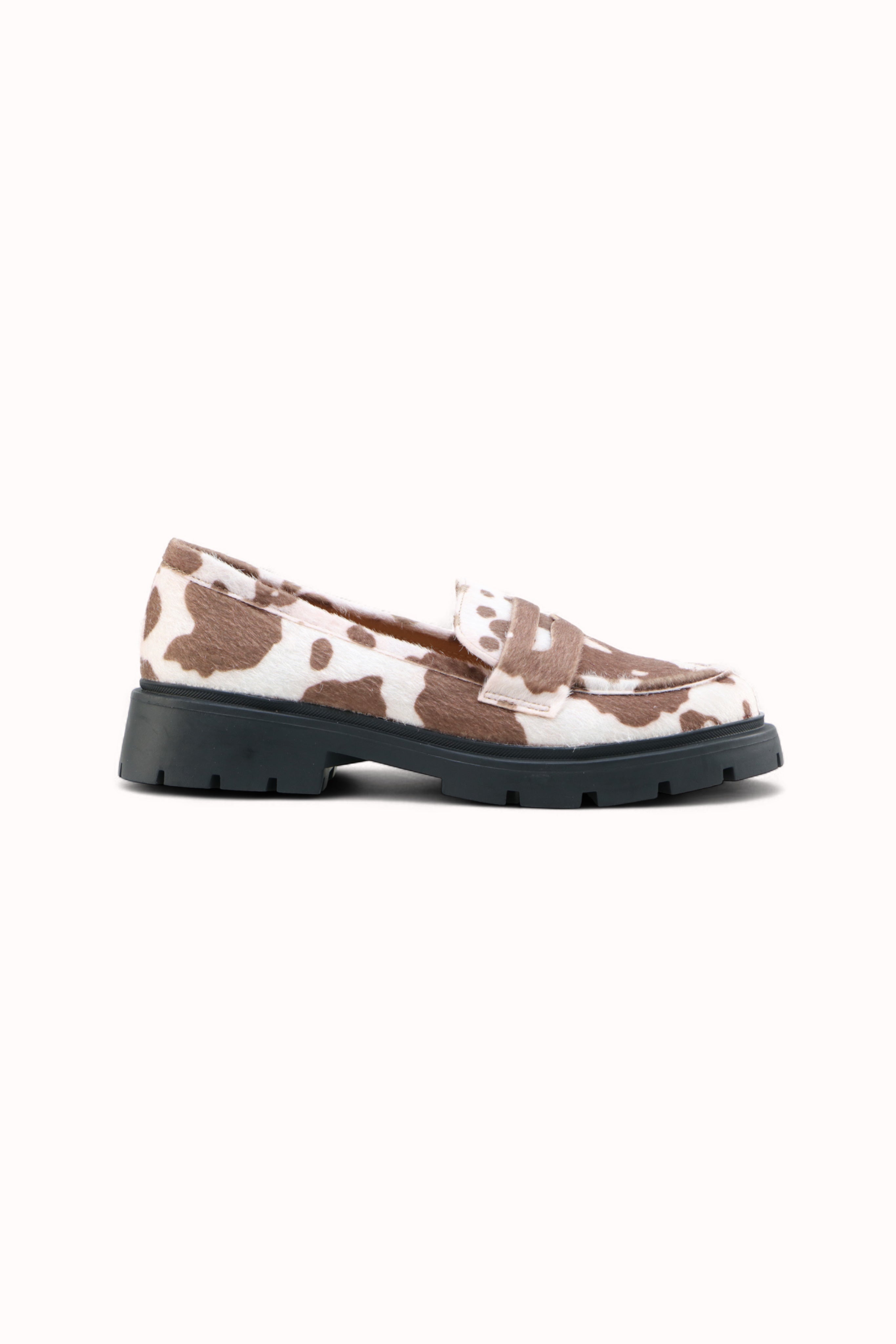 Mocassins simili semelle crantée