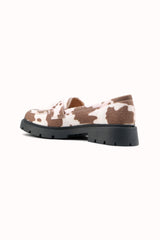 Mocassins simili semelle crantée