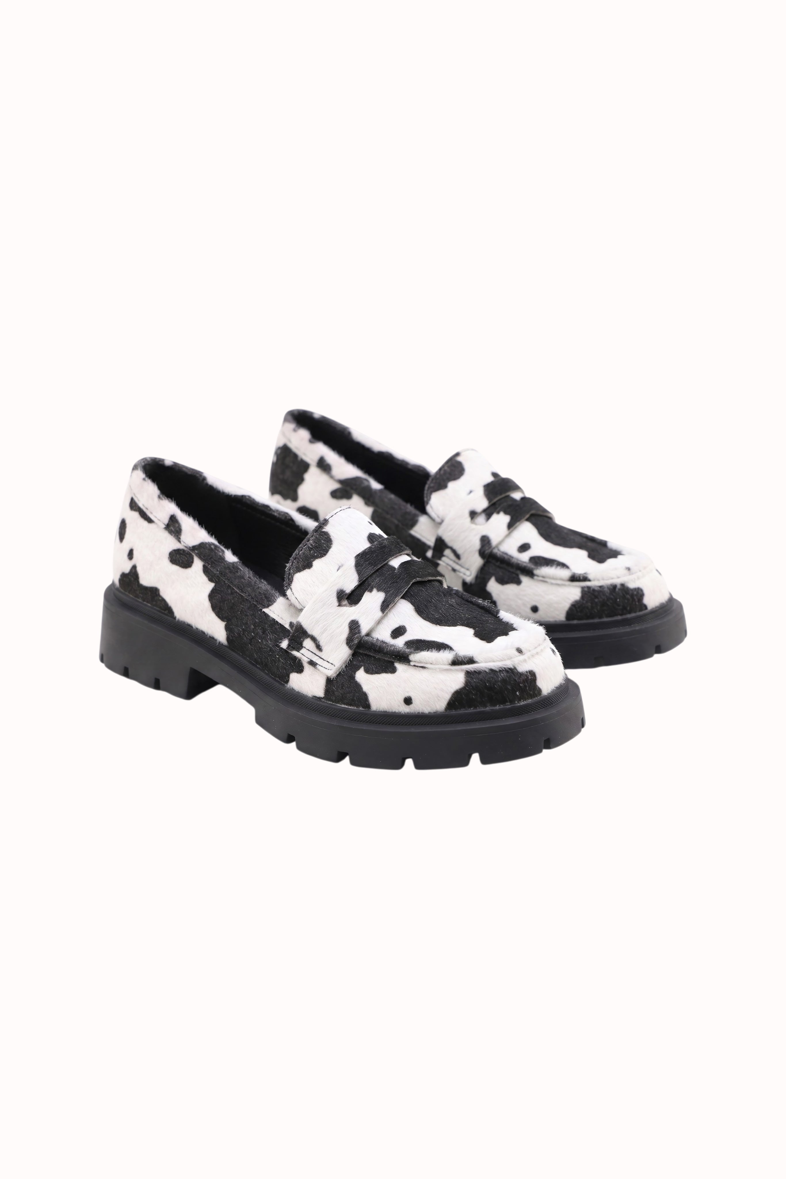 Mocassins simili semelle crantée