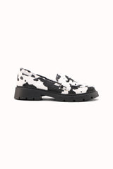 Mocassins simili semelle crantée