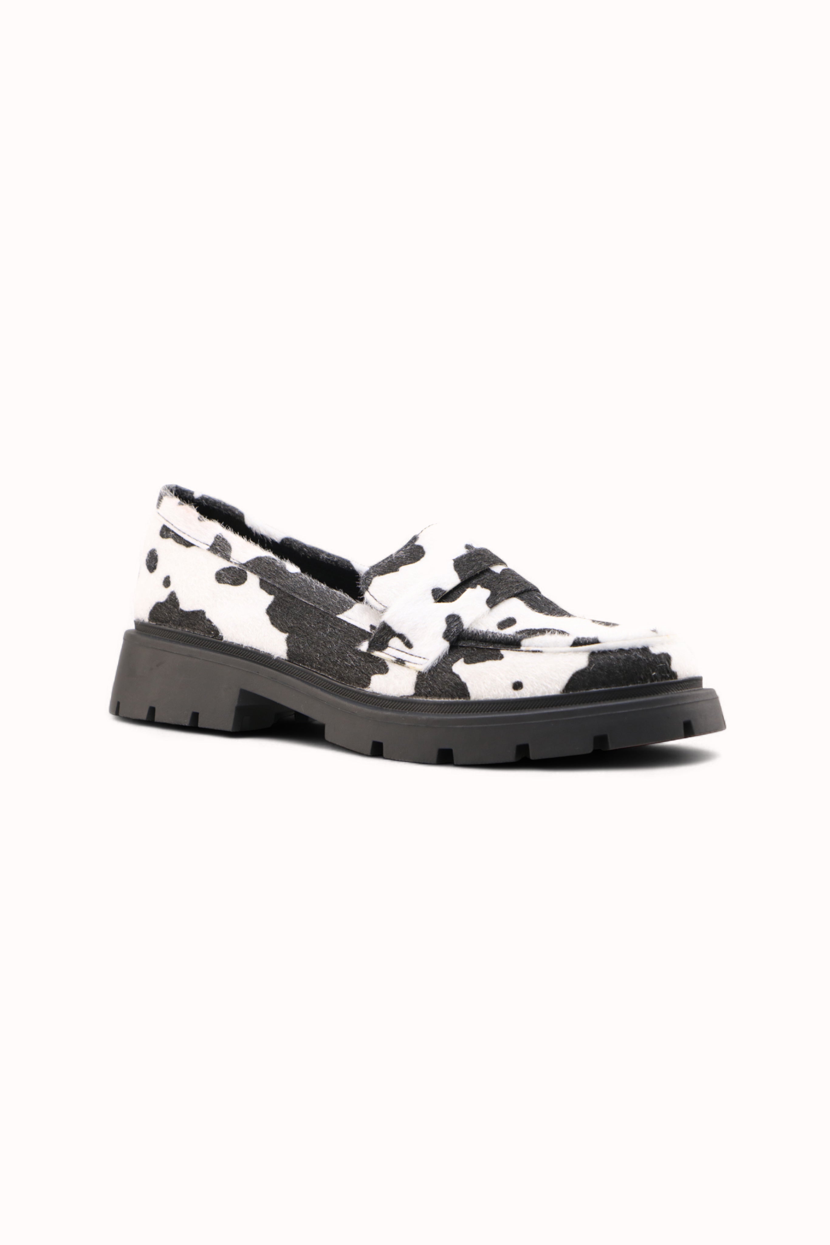 Mocassins simili semelle crantée