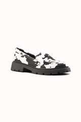 Mocassins simili semelle crantée